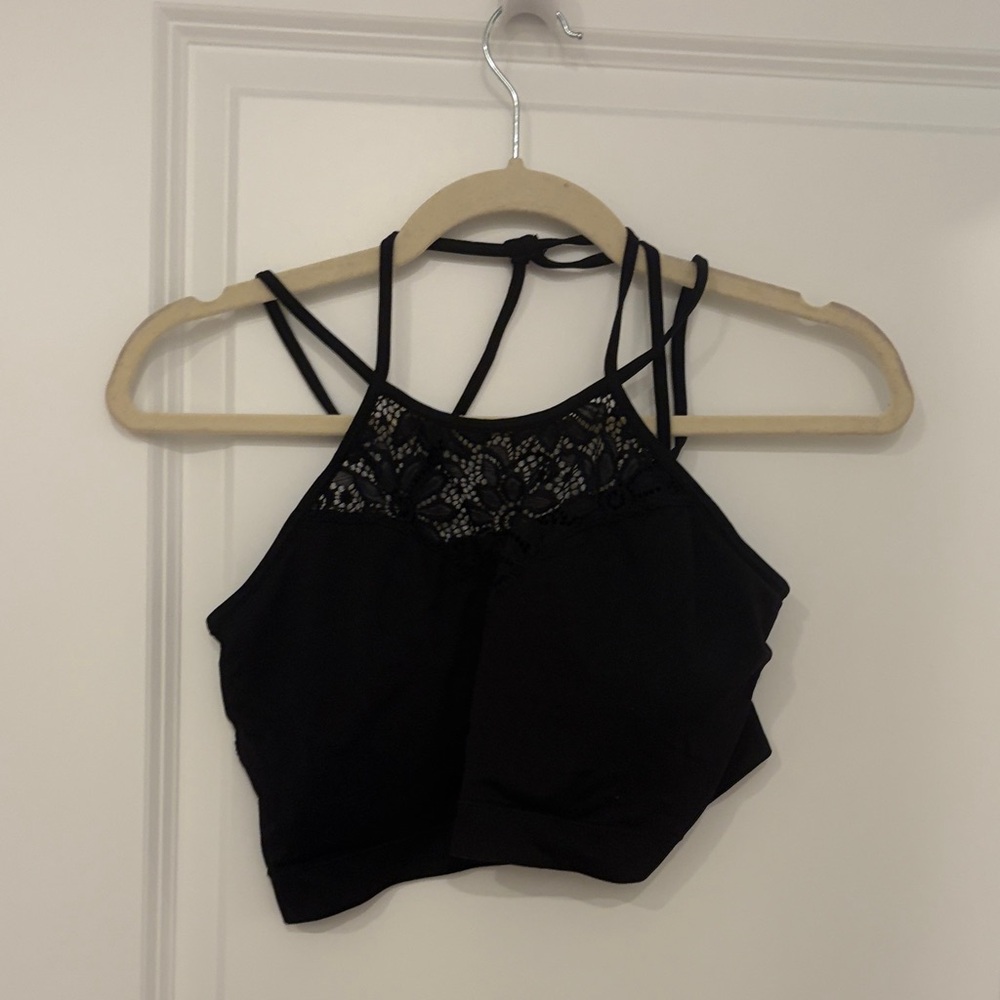 NWOT Zenana Outfitters Black Lace Bralette